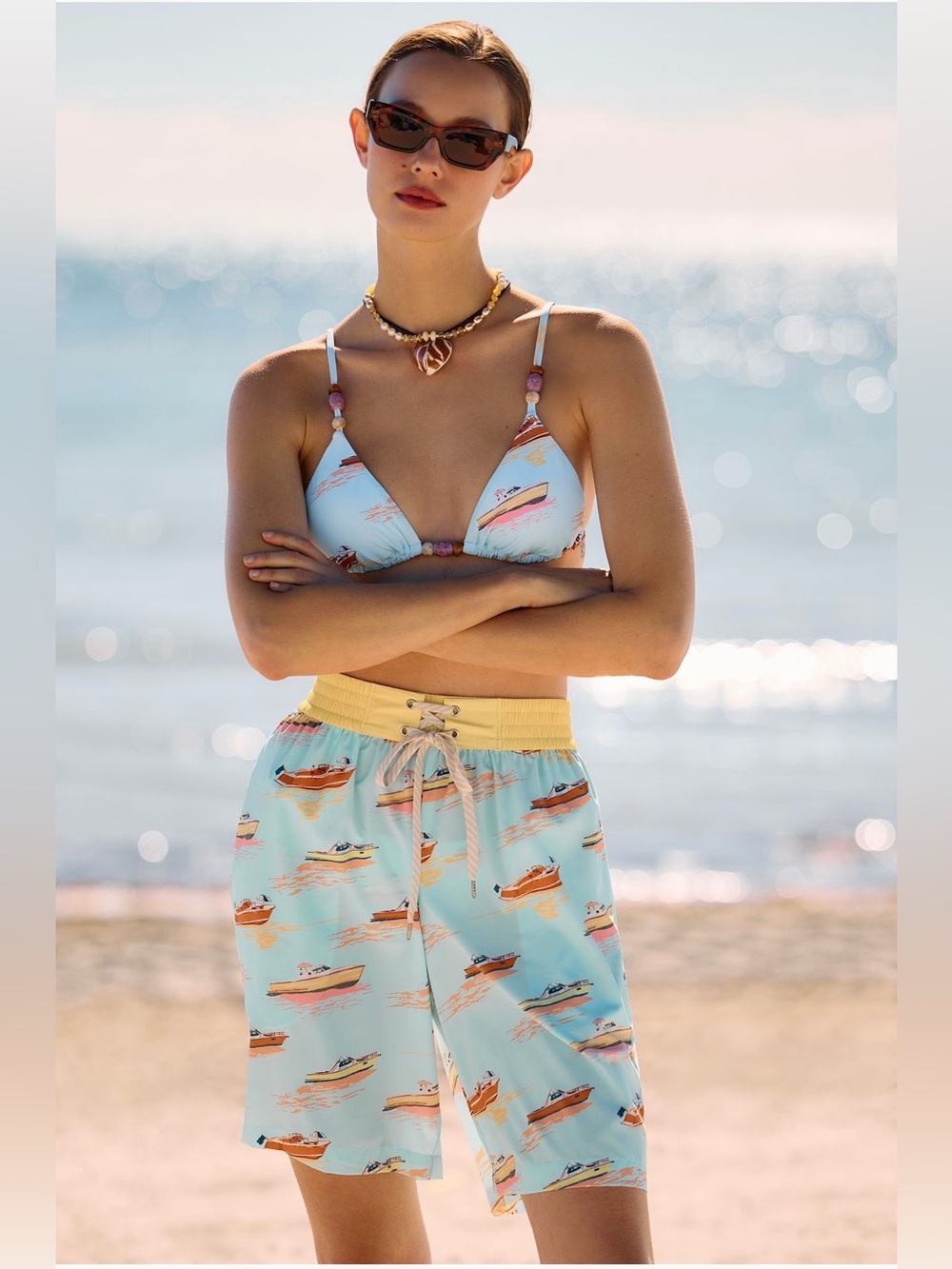 Anthropologie Celandine Long Board shorts